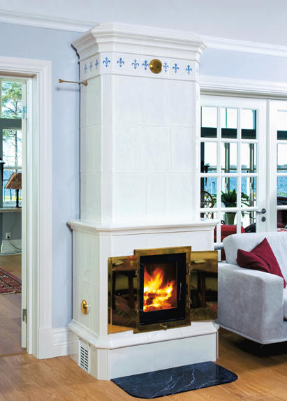 Rektangulära kakelugnar